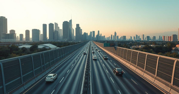 Barreiras acústicas em rodovias: a solução silenciosa para o trânsito barulhento